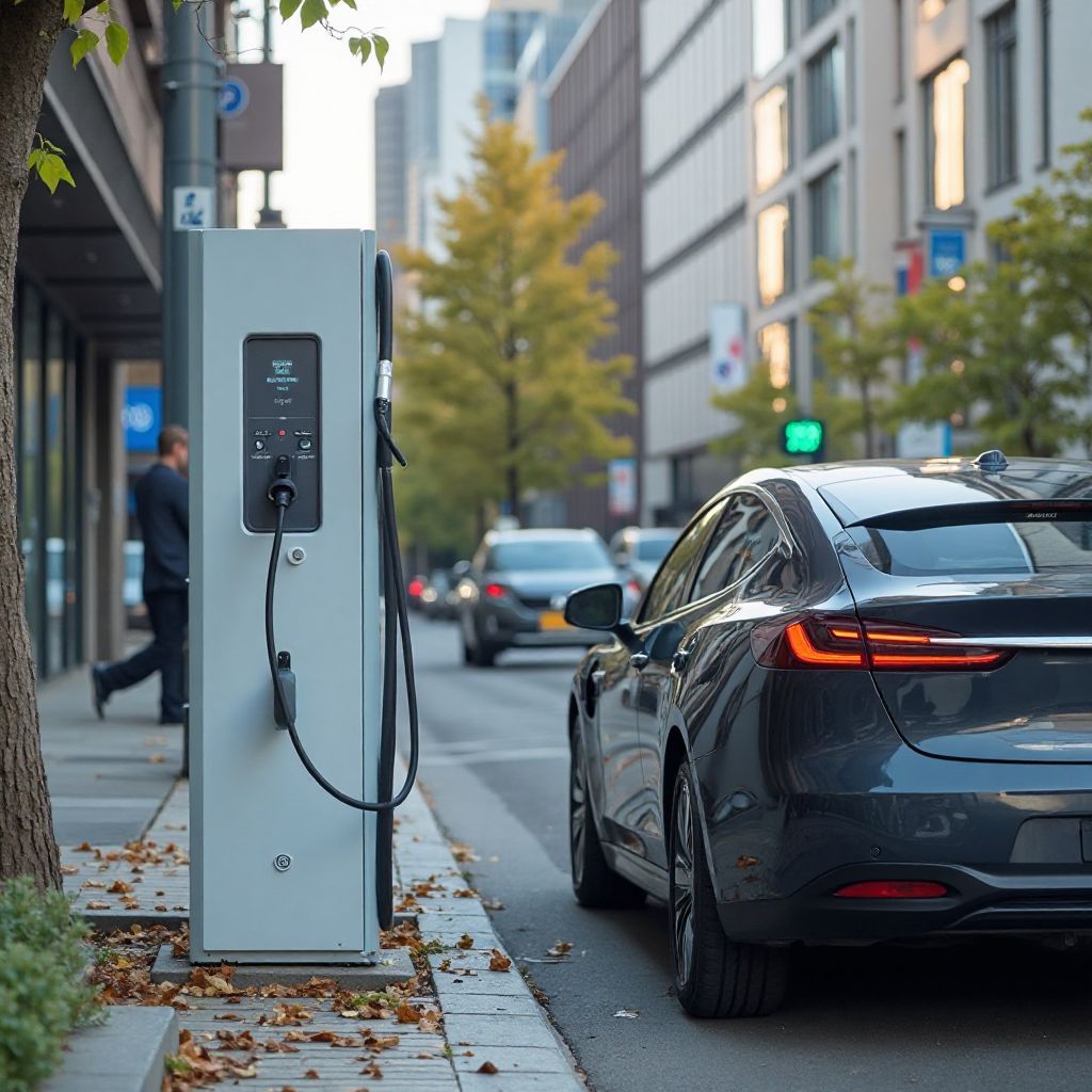 Carga rápida de coche eléctrico